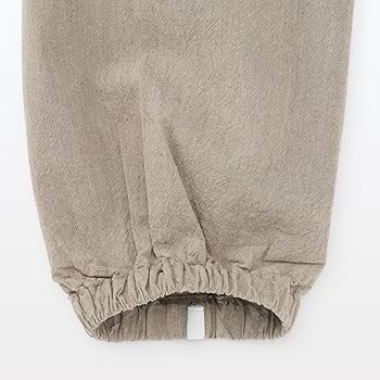 Amazon｜無印良品 着脱しやすい 割烹着 ダークベージュ